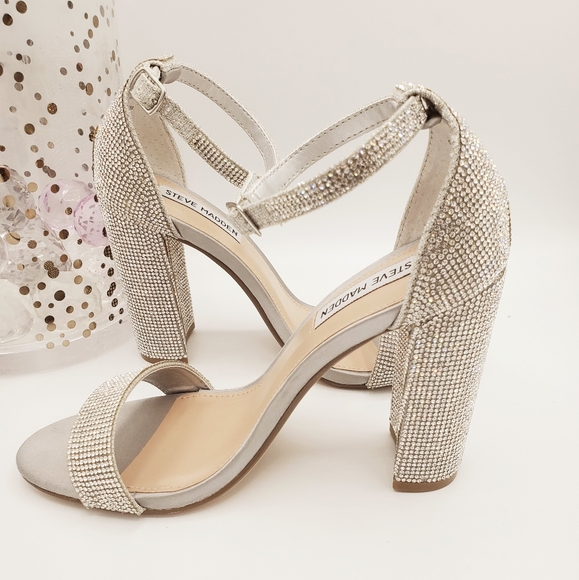 Steve Madden Carrson heels, Crystal, NWOB - Picture 3 of 7
